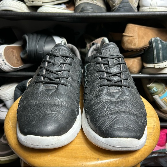 Vans tesella otw woven black leather lace sneakers - Picture 2 of 8